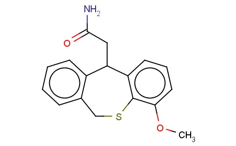 4-METHOXY-6,11-DIHYDRODIBENZO(B,E)THIEPIN-11-ACETIC ACID AMIDE
